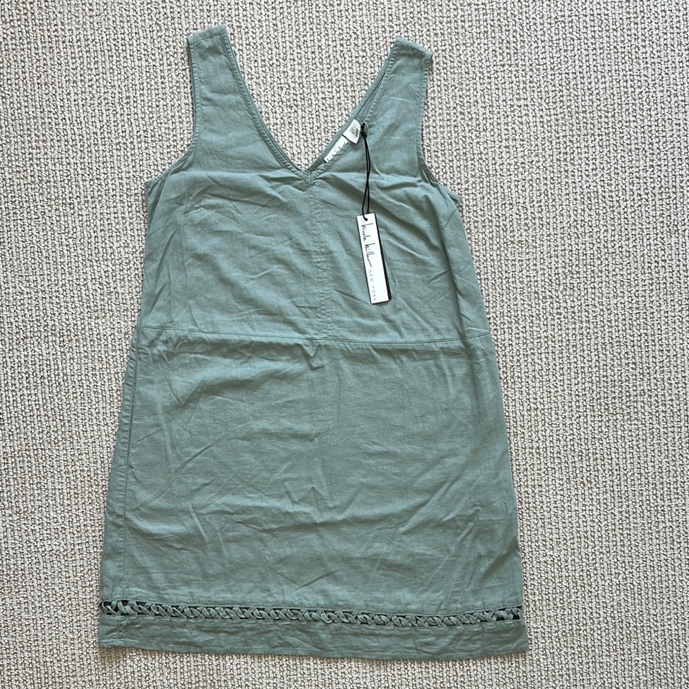 Nicole Miller Linen Blend Dress with pockets